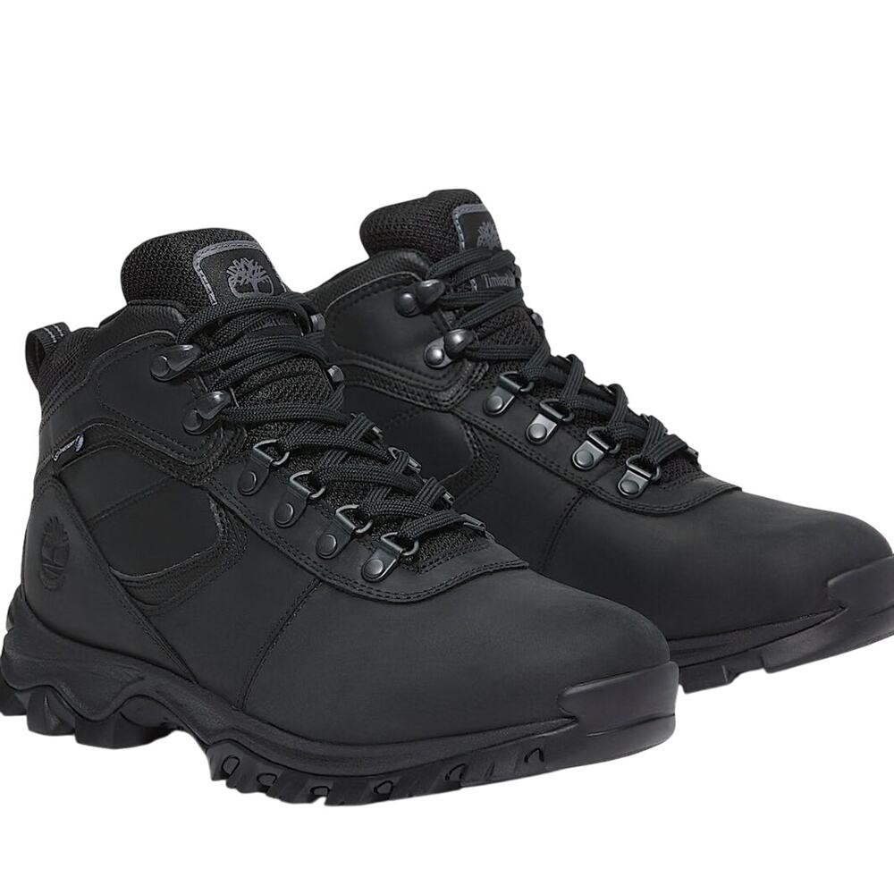 Timberland Keele Ridge W/P Mid Hiker - Black Full Grain - Size: 13W